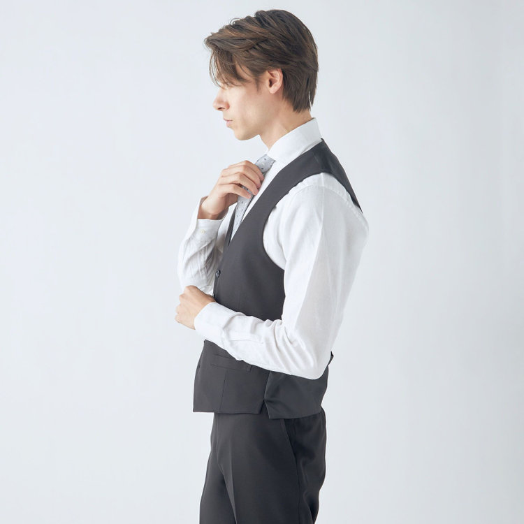 ソノタ（KONAKA用）  【HIGH SPEC MOTION】【年間】リバーシブルジレ/ブラック＆グレー 黒