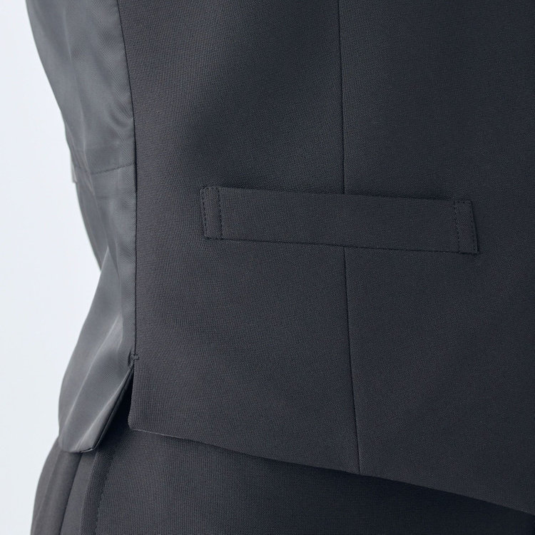 ソノタ（KONAKA用）  【HIGH SPEC MOTION】【年間】リバーシブルジレ/ブラック＆グレー 黒