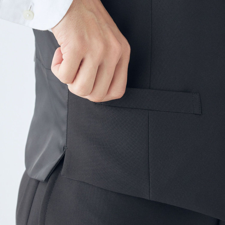 ソノタ（KONAKA用）  【HIGH SPEC MOTION】【年間】リバーシブルジレ/ブラック＆グレー 黒