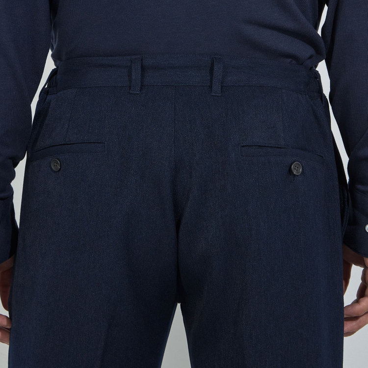 ＵＷＳ ＷＯＲＫ ビジカジセットアップ【ULTRA WORK SUIT】【秋冬】パンツ/ネイビー/※裾上げ済み仕様 紺濃色