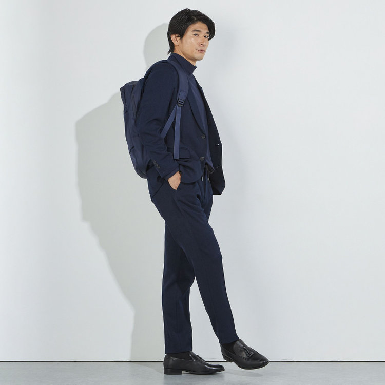 ＵＷＳ ＷＯＲＫ ビジカジセットアップ【ULTRA WORK SUIT】【秋冬】パンツ/ネイビー/※裾上げ済み仕様 紺濃色