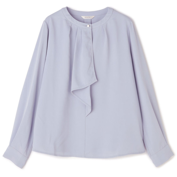 ナチュラル　ビューティー 【NATURAL BEAUTY】ボウタイブラウス/ブルーグレー グレー中間