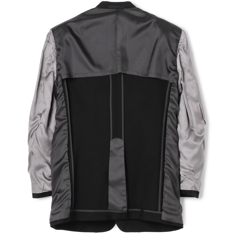 ジャスリー 【JASLEY】【ベーシックシルエット】濃染加工/2釦シングルフォーマルスーツ 1タックパンツ/生活撥水加工/アジャスター付/※裾上げ必要 黒