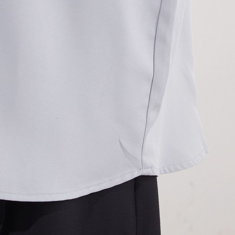 ナチュラル　ビューティー 【NATURAL BEAUTY】ボウタイブラウス/ブルーグレー グレー中間