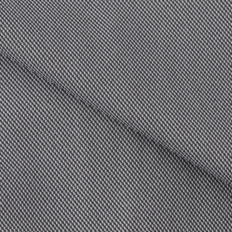 ジョンピアースブラック 【JOHN PEARSE Black】【ノーアイロン】ボタンダウンドレスワイシャツ/グレー×ドビー/ULTRA MOVE「ニット素材」「ノーアイロン」「ストレッチ」「高通気性」 グレー中間