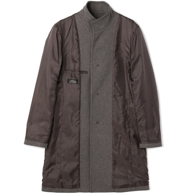 ソノタ（KONAKA用） 【レギュラーフィット】【秋冬】ショートスタンドカラーコート/ブラウン 茶濃色