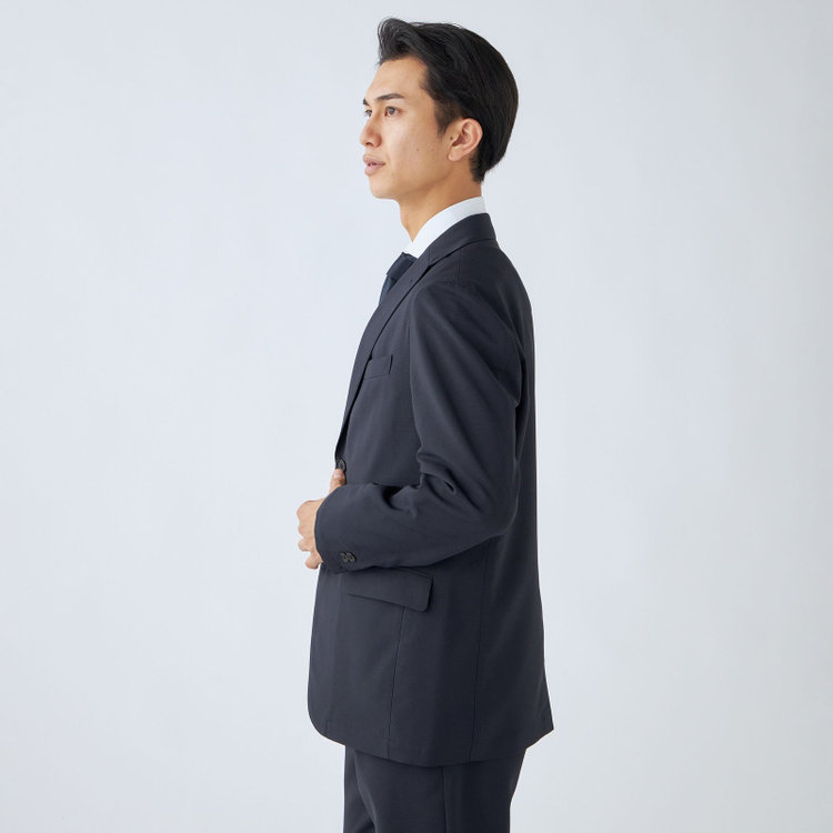ＵＷＳ ＷＯＲＫ 【ULTRA WORK SUIT/WORK LINE】【年間】セットアップ2釦ジャケット/ネイビー 紺中間