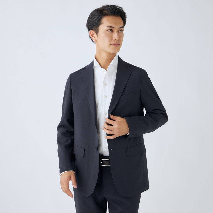 ＵＷＳ ＷＯＲＫ 【ULTRA WORK SUIT/WORK LINE】【年間】セットアップ2釦ジャケット/ネイビー 紺中間