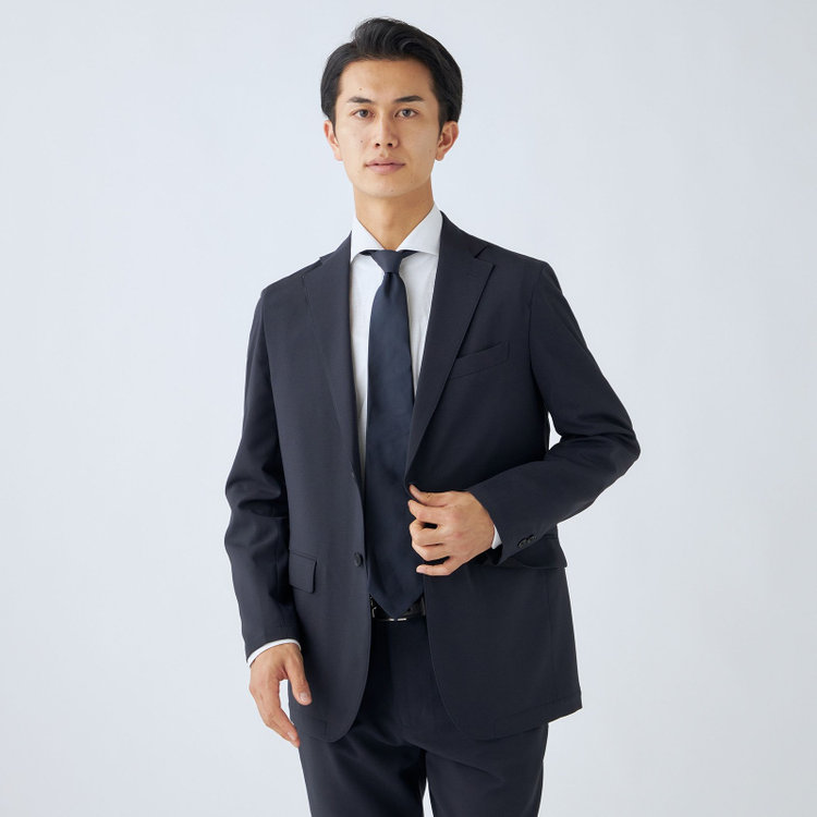 ＵＷＳ ＷＯＲＫ 【ULTRA WORK SUIT/WORK LINE】【年間】セットアップ2釦ジャケット/ネイビー 紺中間