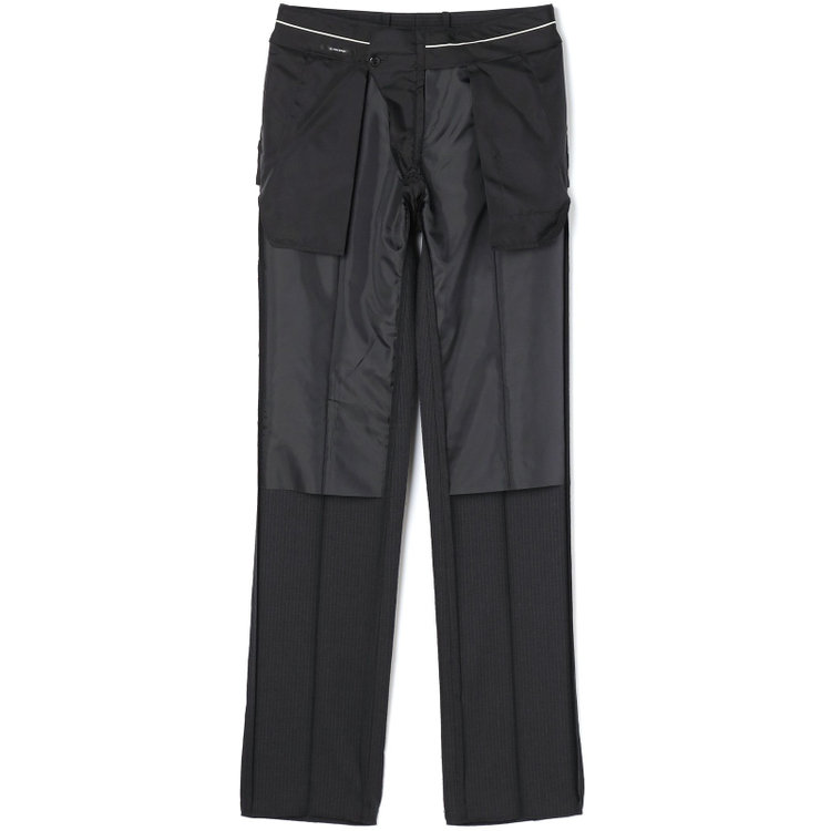 ＵＮＰＲＥＳＳＵＲＥ 【Unpressure】【秋冬】2釦シングルスーツ 0タック/グレー×ストライプ/ULTRA WASH※裾上げ必要 グレー濃色