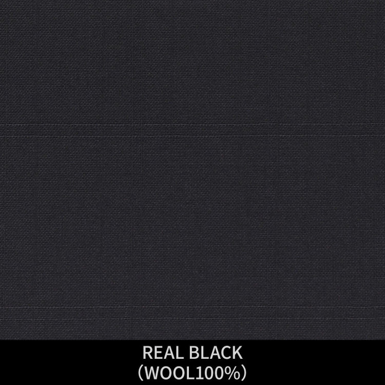 ＪＰ コンフォート 【パターンオーダー】【JOHN PEARSE comfort 3釦段返り】【春夏】スーツ/REAL BLACK/ブラック×シャドーチェック(WOOL100%) ブラック系(黒)