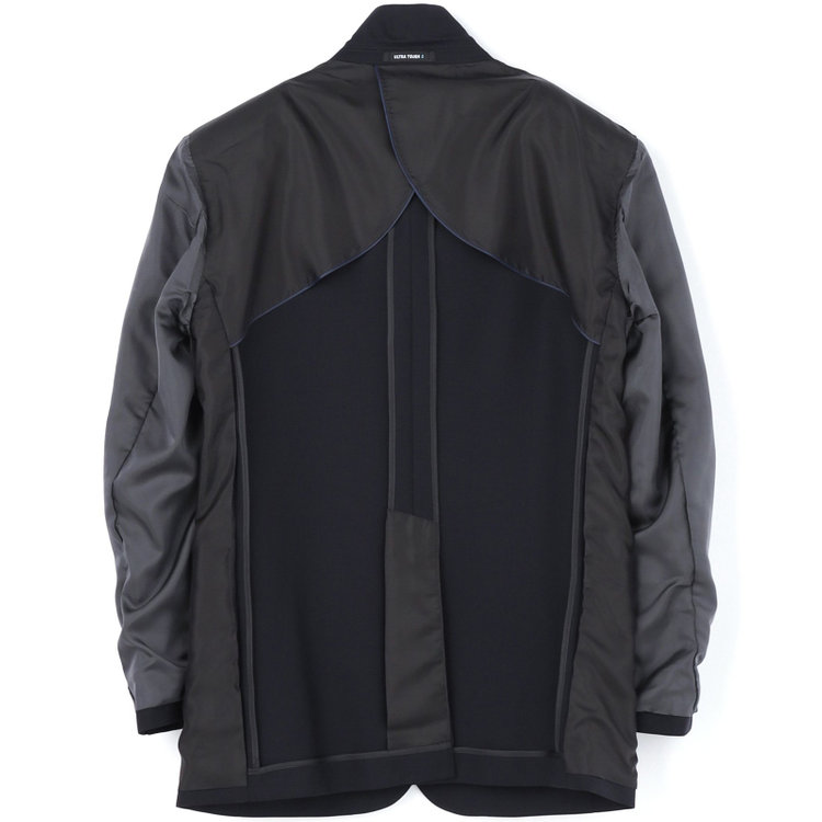 ＪＰセレクトライン 【JOHN PEARSE Black SELECT LINE】【年間】2釦シングルスーツ 0タック/ネイビー×ソリッド/ULTRA TOUGH S/SHOWER CLEAN/※裾直し必要 紺濃色