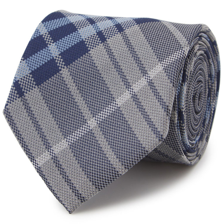 ソノタ（KONAKA用） 土佐兄弟コラボネクタイ【就活応援】シルクブレンドチェックネクタイ/グレー/「ジブンノコトバデ」 その他