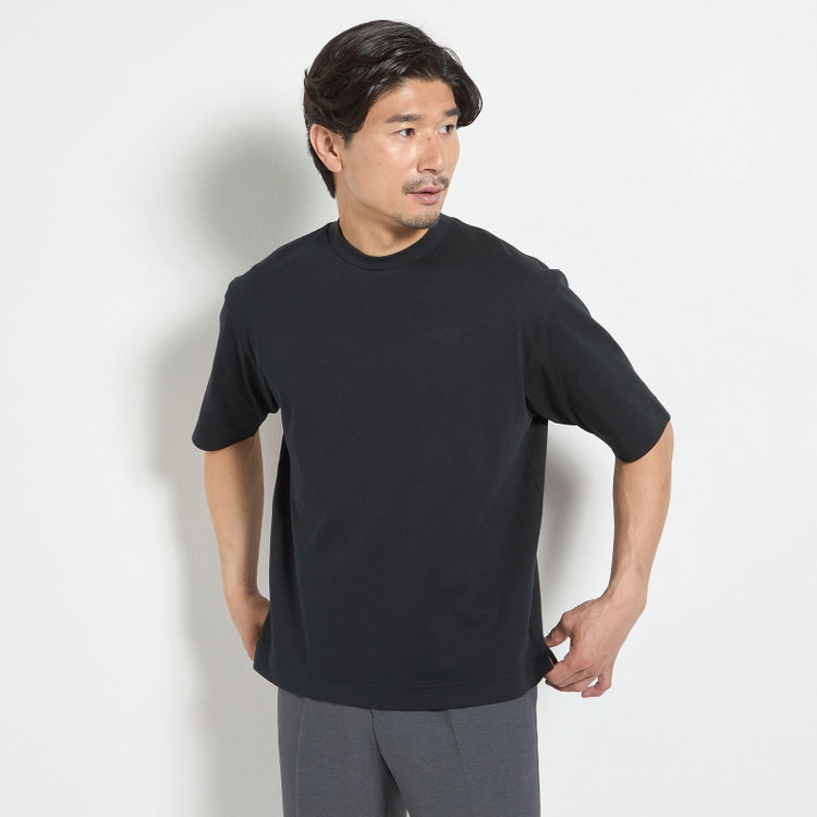 ＪＰ コンフォート 【JOHN PEARSE comfort navy】【半袖】ビズTシャツ/ブラック 黒