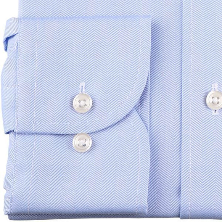 KONAKA　アウトレット 【WEB限定/OUTLET/汚れ・キズ等有】【JOHN PEARSE White】【形態安定】ボタンダウンドレスシャツ/ブルー×ドビーストライプ ブルー系(青)