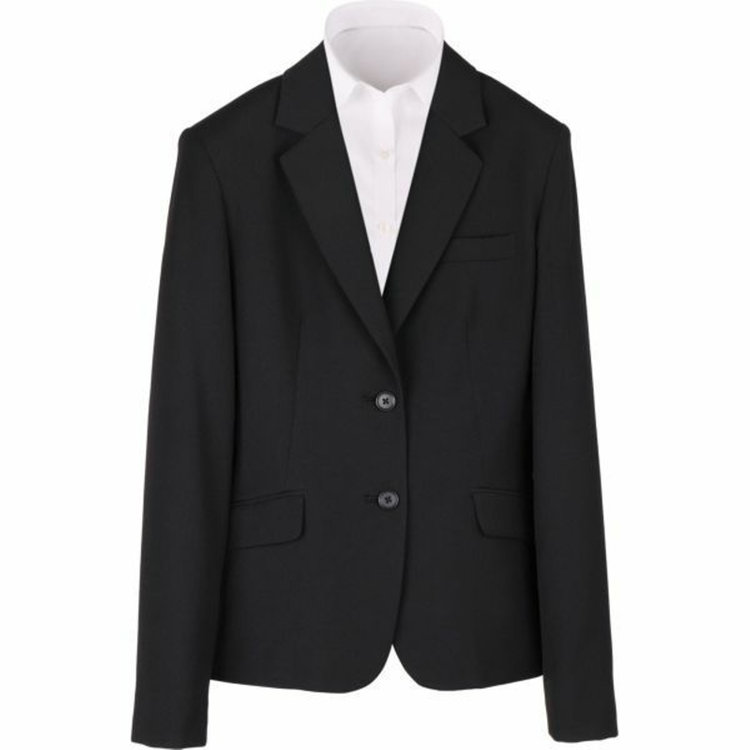 KONAKA　アウトレット 【WEB限定/OUTLET/汚れ・キズ等有】【earth music&ecology】【年間】【ウォッシャブル】ジャケット/ブラック×ソリッド ブラック系(黒)