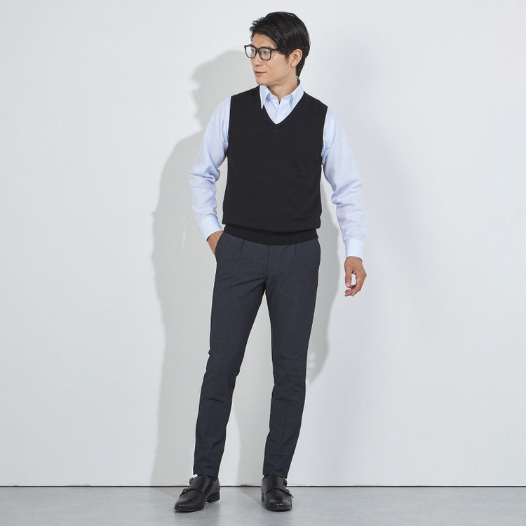 ＪＰコンフォート ネイビー 【JOHN PEARSE comfort navy】【秋冬】Vベスト/グレー 黒