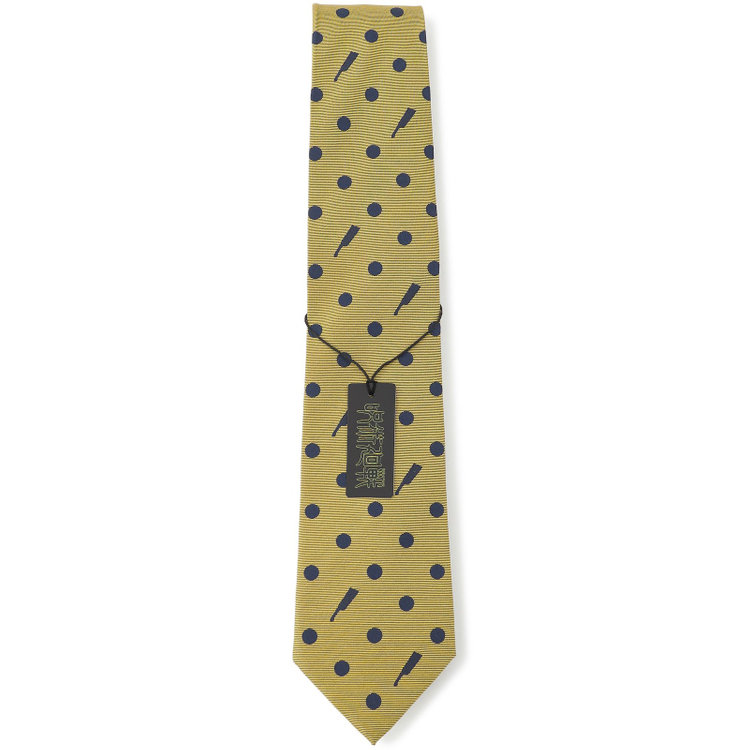 ソノタ（KONAKA用） 【呪術廻戦コラボ】【七海 建人イメージカラー】シルクブレンドドットネクタイ/ゴールド その他