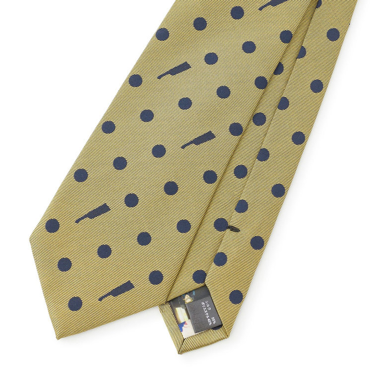 ソノタ（KONAKA用） 【呪術廻戦コラボ】【七海 建人イメージカラー】シルクブレンドドットネクタイ/ゴールド その他
