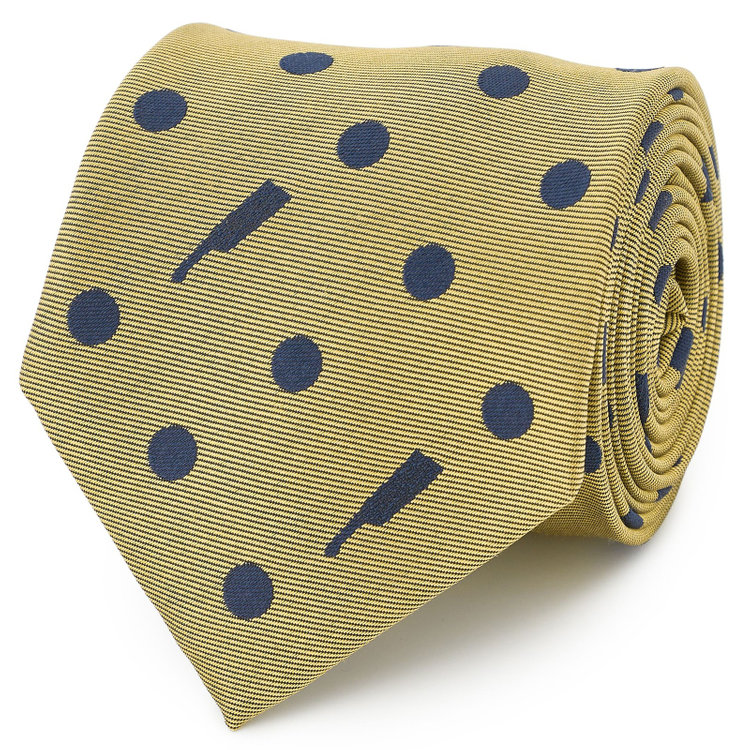 ソノタ（KONAKA用） 【呪術廻戦コラボ】【七海 建人イメージカラー】シルクブレンドドットネクタイ/ゴールド その他