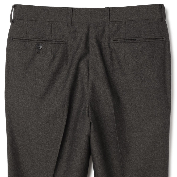ドナートヴィンチウォモ 【Donato Vinci Italy UOMO】【秋冬】2釦シングルスーツ 0タック/ブラウン/NEW ZEALAND WOOL/REAL BROWN/SustainaBee Wool/※裾上げ必要 茶中間