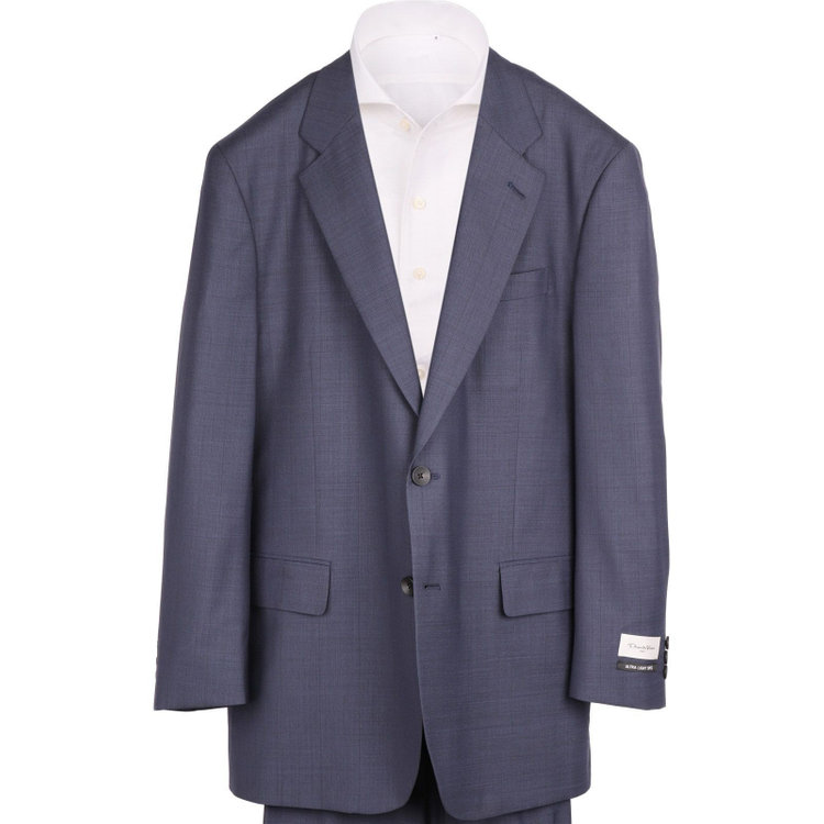 ドナートヴィンチ 【Donato Vinci Italy】【春夏】スペアパンツ付き/2釦シングルスーツ 1タック/ネイビー×チェック ネイビー系(紺)