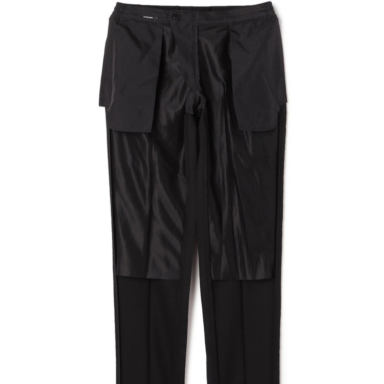 ＪＰ コンフォート 【JOHN PEARSE comfort】【年間】7WAY コーディネイトパンツ付き/2釦シングルスリーピーススーツ ショートタック/ブラック×ツイル+グレーパンツ/ULTRA MOVE/ウエストシャーリング/ウォッシャブル/ストレッチ/※裾上げ必要 黒