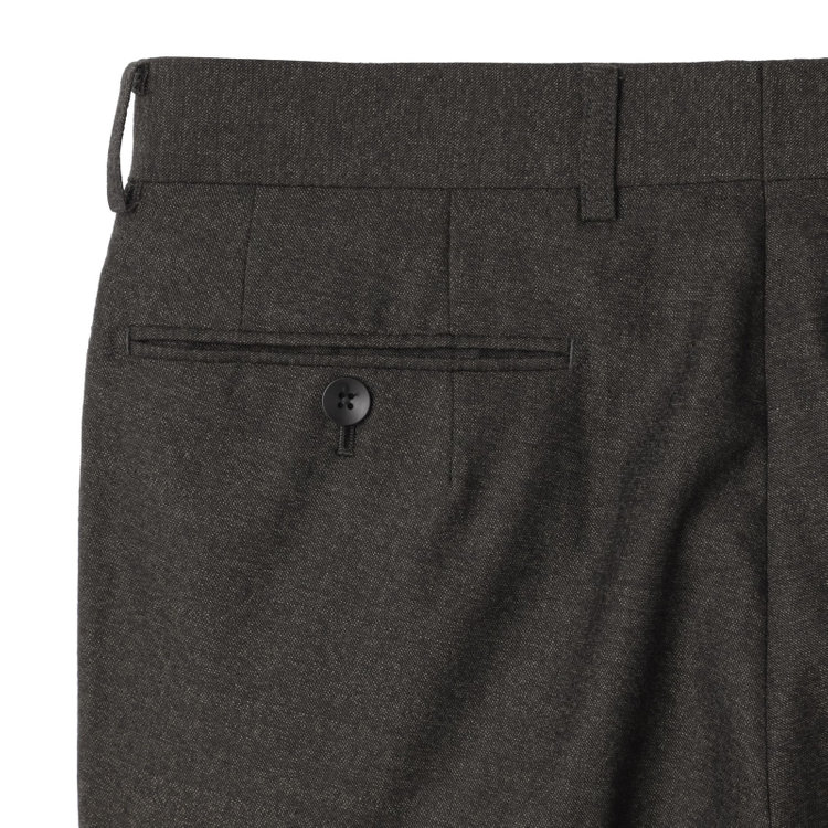 ドナートヴィンチウォモ 【Donato Vinci Italy UOMO】【秋冬】2釦シングルスーツ 0タック/ブラウン/NEW ZEALAND WOOL/REAL BROWN/SustainaBee Wool/※裾上げ必要 茶中間