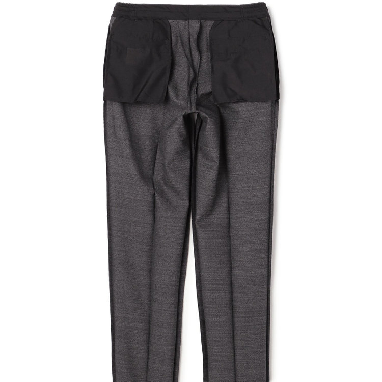 ＪＰ コンフォート 【JOHN PEARSE comfort】【年間】7WAY コーディネイトパンツ付き/2釦シングルスリーピーススーツ ショートタック/ブラック×ツイル+グレーパンツ/ULTRA MOVE/ウエストシャーリング/ウォッシャブル/ストレッチ/※裾上げ必要 黒