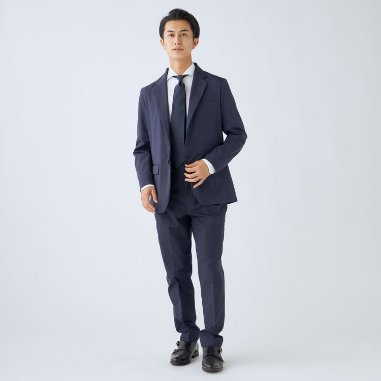 ＵＷＳ ＷＯＲＫ 【ULTRA WORK SUIT/WORK LINE】【年間】セットアップ2釦ジャケット/ネイビー ネイビー系(紺)