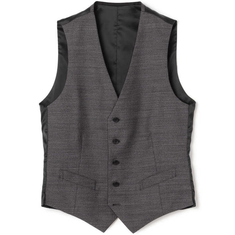 ＪＰ コンフォート 【JOHN PEARSE comfort】【年間】7WAY コーディネイトパンツ付き/2釦シングルスリーピーススーツ ショートタック/ブラック×ツイル+グレーパンツ/ULTRA MOVE/ウエストシャーリング/ウォッシャブル/ストレッチ/※裾上げ必要 黒