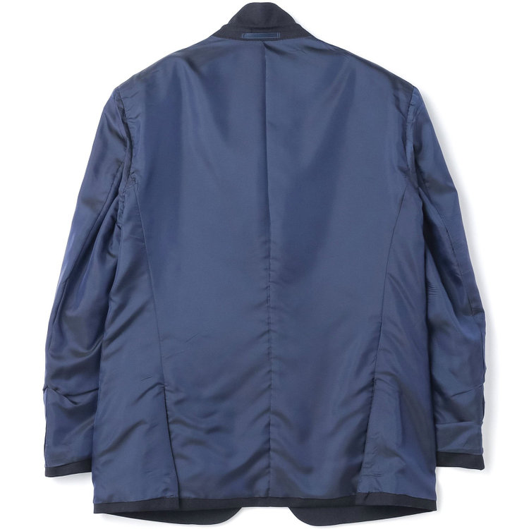 ＫＡＮＳＡＩＭＡＮ 【KANSAIMAN collection】【秋冬】2釦シングルスーツ ショートタック/ネイビー/SHOWER CLEAN/※裾上げ必要 紺中間