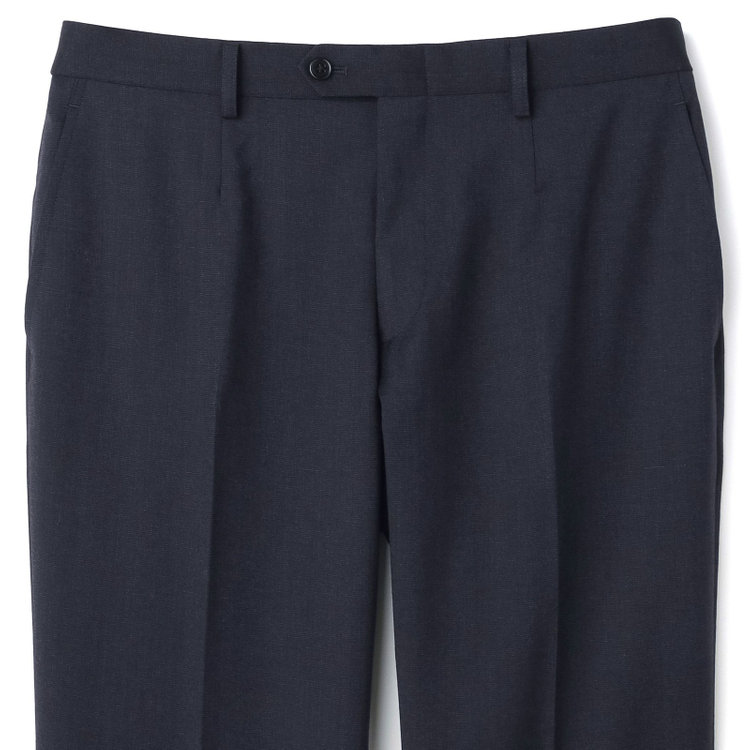 ＫＡＮＳＡＩＭＡＮ 【KANSAIMAN collection】【秋冬】2釦シングルスーツ ショートタック/ネイビー/SHOWER CLEAN/※裾上げ必要 紺中間