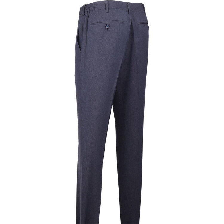 ＪＰセレクトライン 【JOHN PEARSE Black SELECT LINE】【春夏】0タックパンツスラックス/ネイビー/ウエストシャーリング仕様/ULTRA MOVE ネイビー系(紺)