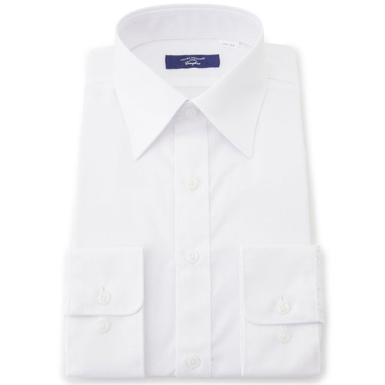ＪＰコンフォート ネイビー 【JOHN PEARSE comfort navy】【STYLISH】【形態安定】レギュラーカラーワイシャツ/ホワイト 白