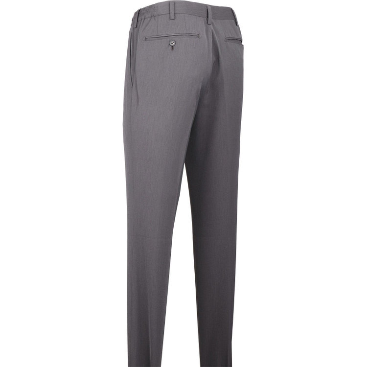 ＪＰセレクトライン 【JOHN PEARSE Black SELECT LINE】【春夏】0タックパンツスラックス/グレー/ウエストシャーリング仕様/ULTRA MOVE グレー系(灰)