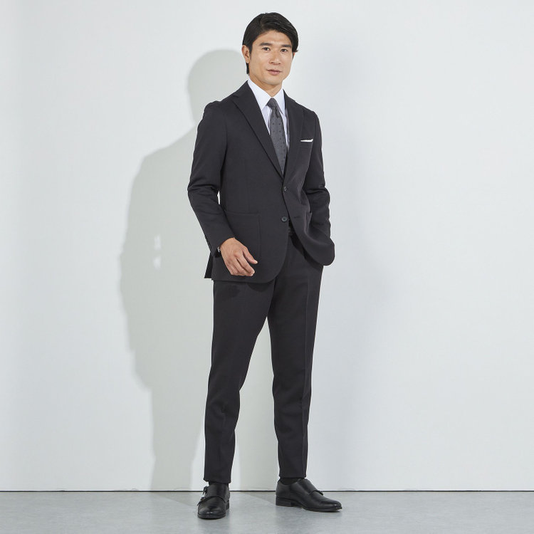 ハイスペックモーション 【HIGH SPEC MOTION】【秋冬】2釦シングルジャケット/ブラック/パッチポケット 黒