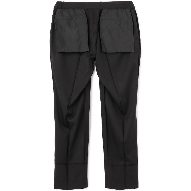 ＪＰ コンフォート 【JOHN PEARSE comfort】【春夏】2釦シングルスーツ 1タック/ブラック×チェック/ウエストシャーリング/COOL MAX/※パンツ裾上げ済み仕様 黒