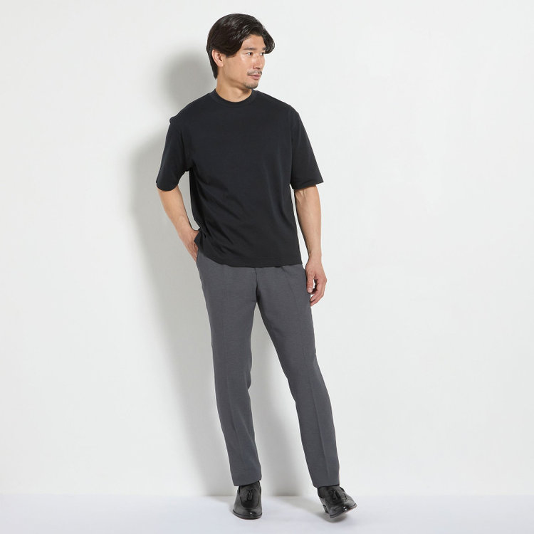 ＪＰ コンフォート 【JOHN PEARSE comfort navy】【半袖】ビズTシャツ/ブラック 黒