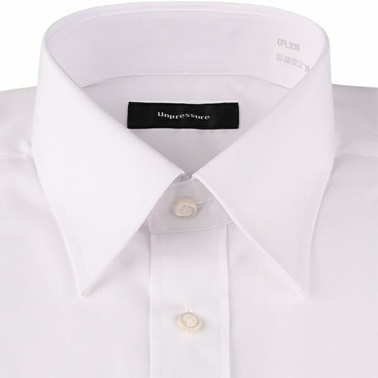 KONAKA　アウトレット 【WEB限定/OUTLET/汚れ・キズ等有】【UNPRESSURE】【形態安定】レギュラーカラードレスワイシャツ/ホワイト×ソリッド ホワイト系(白)
