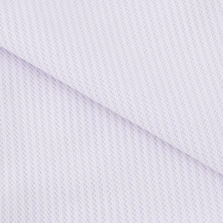 ジョンピアース 【半袖】【JOHN PEARSE White】【ノーアイロン】ボタンダウンドレスワイシャツ/ラベンダー×ドビーストライプ/ULTRA MOVE/ニット素材 紫中間