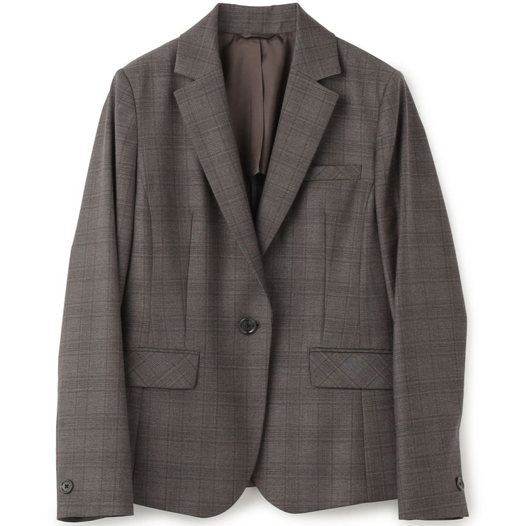 ソノタ（KONAKA用） 【Diana】【秋冬】ジャケット/グレー×チェック/ウォッシャブル＆ストレッチ グレー中間