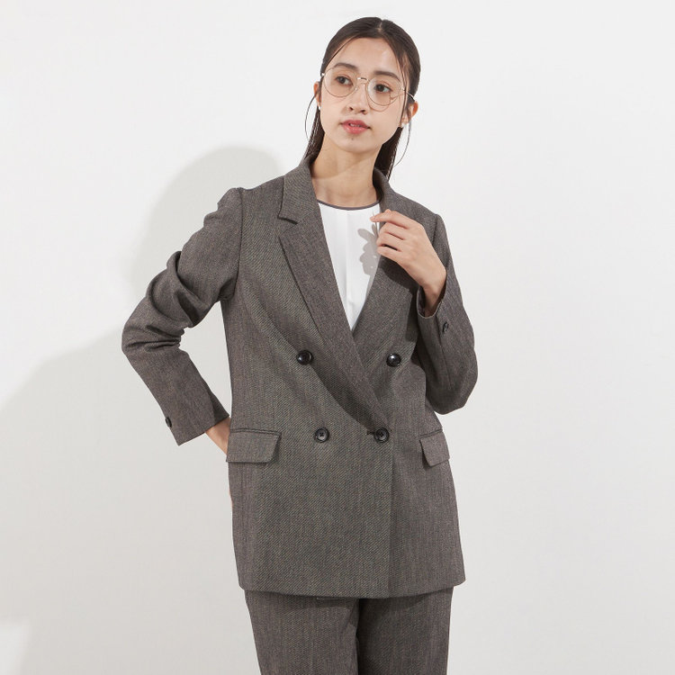 ソノタ（KONAKA用） 【Diana】【秋冬】ダブルジャケット/ブラウン/BISHU JAPAN 茶中間