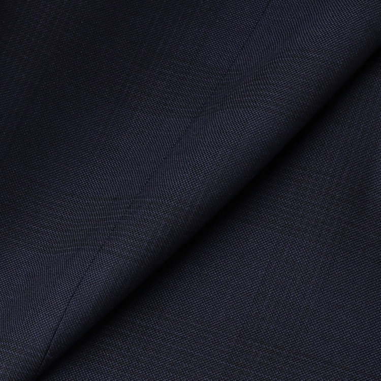 ＫＡＮＳＡＩＭＡＮ 【KANSAIMAN collection】【春夏】Real navy collection / ネイビー×チェック/ 2釦ワンタック/ シャワークリーン/ シロセット ※裾直し必要 紺中間