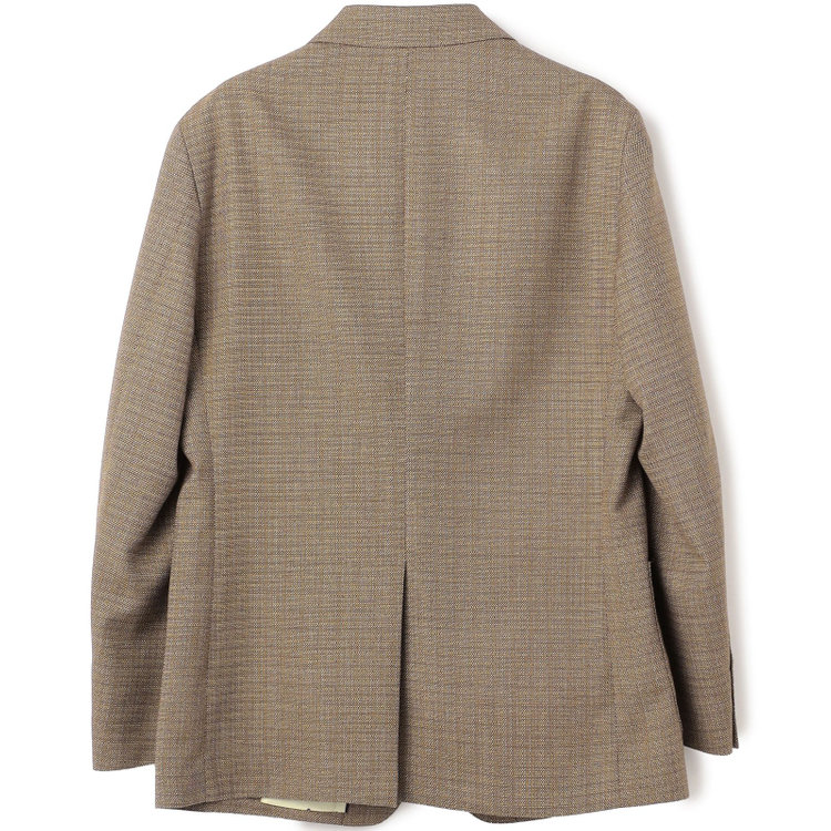 スタンリーブラッカ  【stanley blacker new york】【春夏】3釦段返りジャケット/ブラウン 茶中間