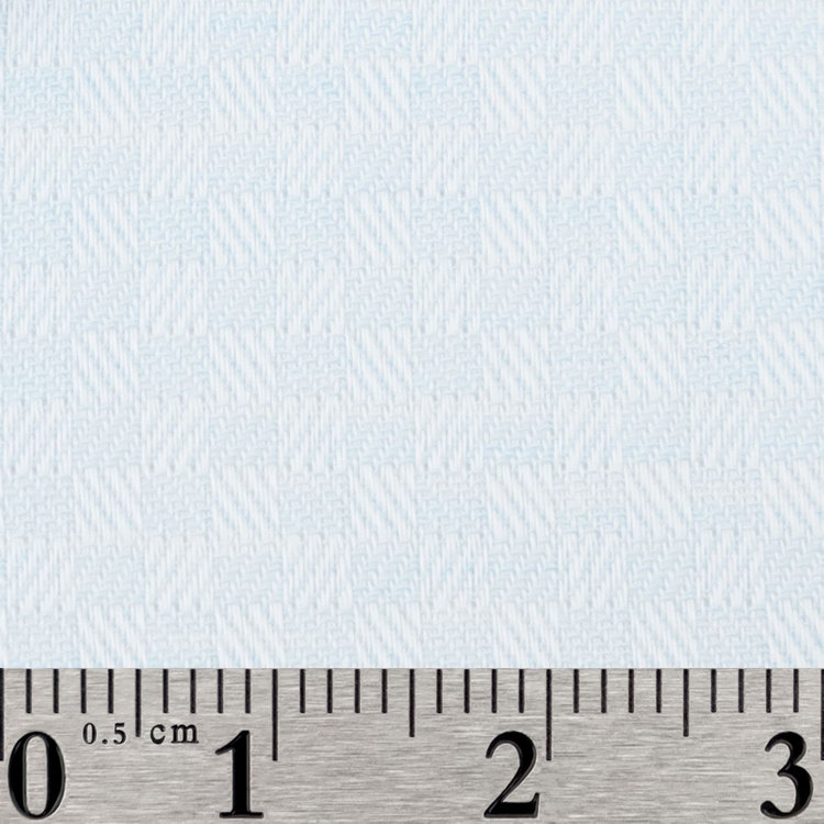 ソノタ（KONAKA用） 【日本縫製】【パターンオーダー】【形態安定】ワイシャツ・ドレスシャツ/サックス×ドビーチェック(COTTON50%/POLYESTER50%) ブルー系(青)