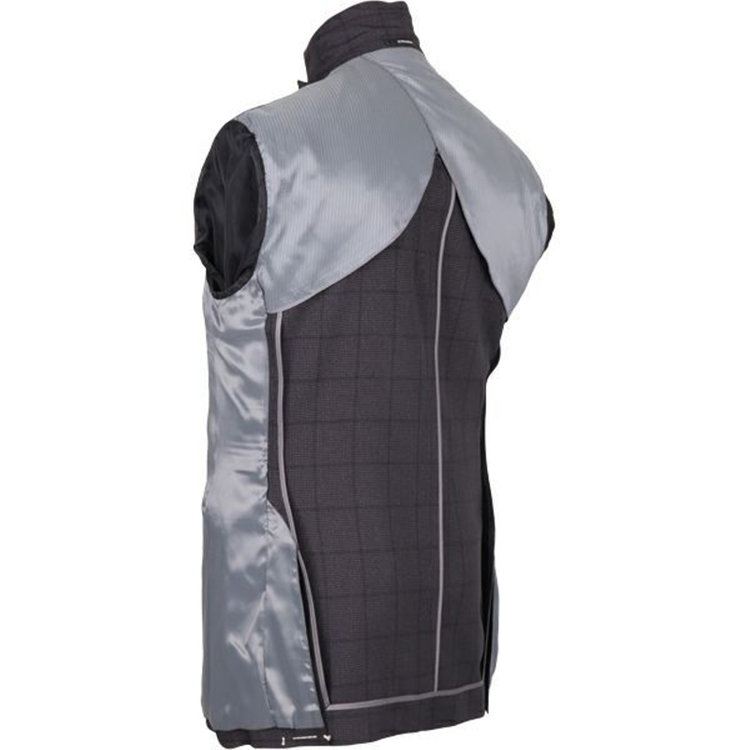 ＪＰ コンフォート 【JOHN PEARSE comfort】【秋冬】2釦シングルスリーピーススーツ ショートタック/グレー×チェック/ULTRA MOVE グレー系(灰)