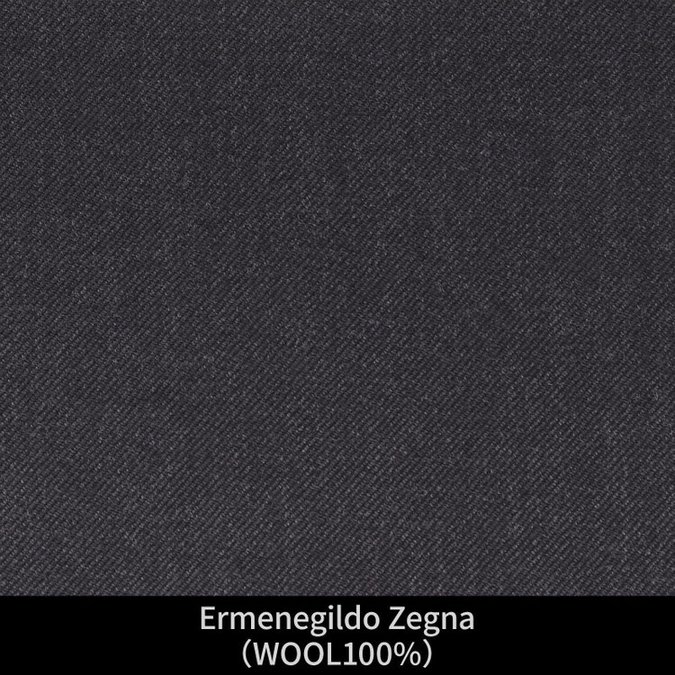 ＪＰ コンフォート 【パターンオーダー】【JOHN PEARSE comfort 3釦段返り】【秋冬】スーツ/Ermenegildo Zegna/チャコールグレー×ソリッド(WOOL100%) グレー系(灰)