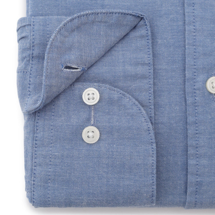 ＪＰコンフォート ネイビー 【JOHN PEARSE comfort navy】【STYLISH】【形態安定】スナップダウンワイシャツ/ブルー 青濃色