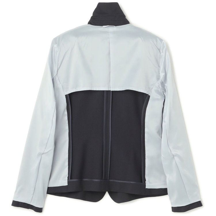 ソノタ（KONAKA用） 【Ultima nero G-Style】【年間】ネイビー×ストライプ / ジャケット / ウォッシャブル / ストレッチ / 防シワ / 撥水加工 紺中間
